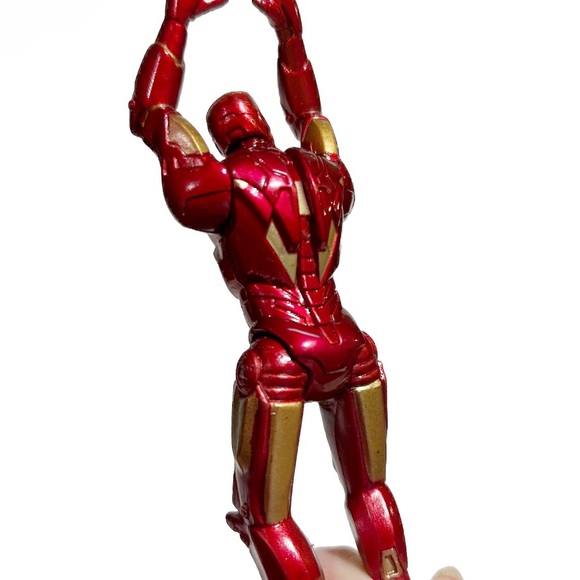 Marvel Iron Man 2 Iron Racers Turbo Racer 3.75" Action Figure Red Gold Hero 2010 - Picture 9 of 9